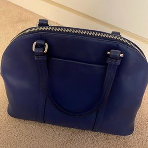 Navy Blue Authentic Coach Handbag
